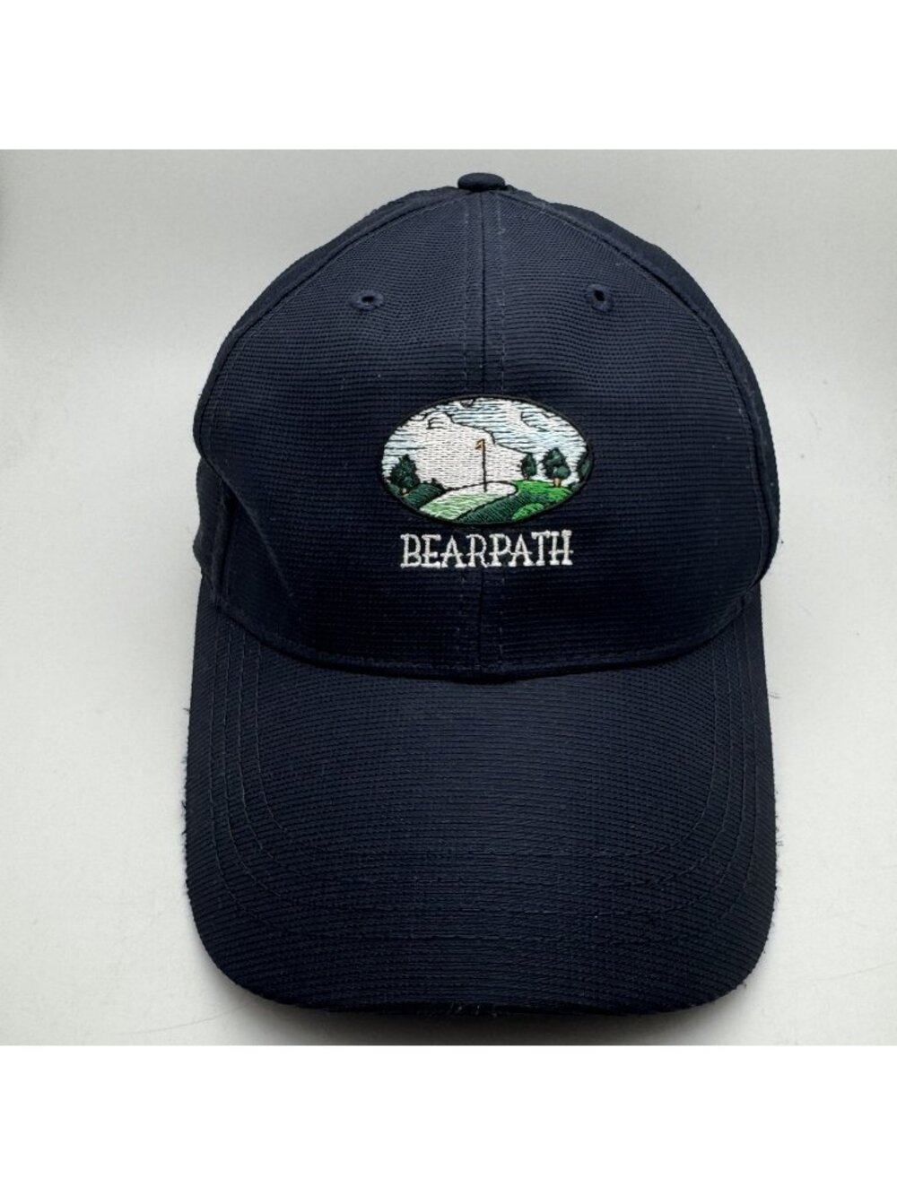 Bearpath Golf Signature Course Hat Cap Navy Blue Adjustable American Dry Goods